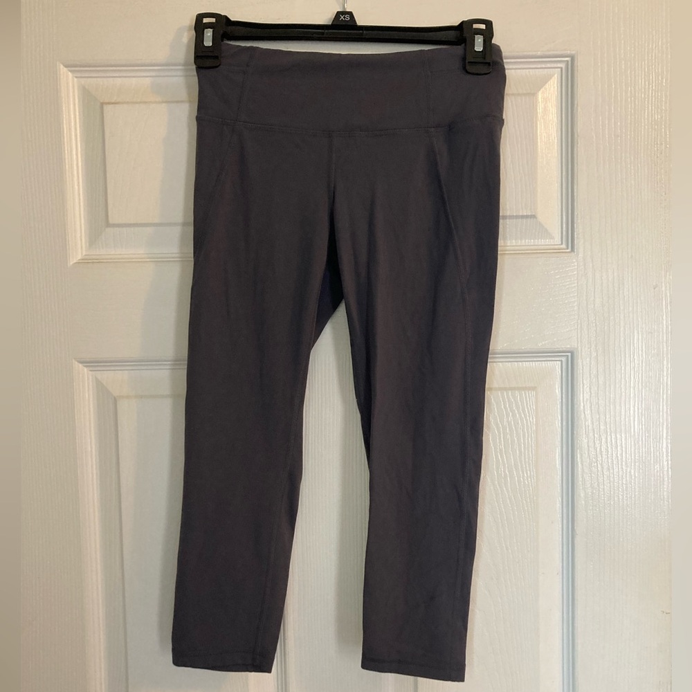 prAna Grey Capri Leggings
